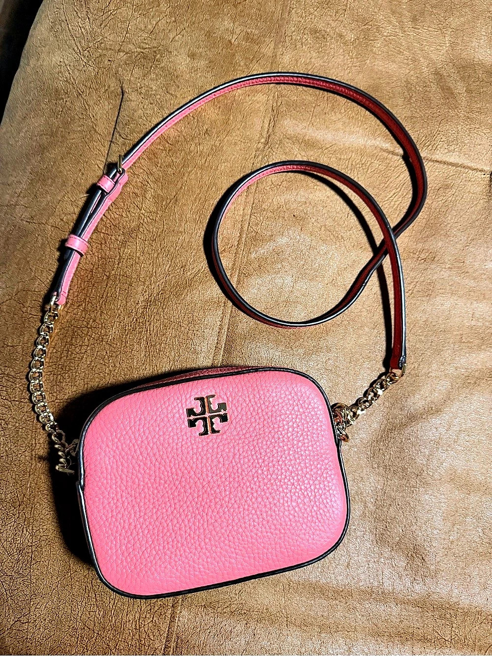 Tory Burch Perry Bombé Mini Bag Pink Crossbody